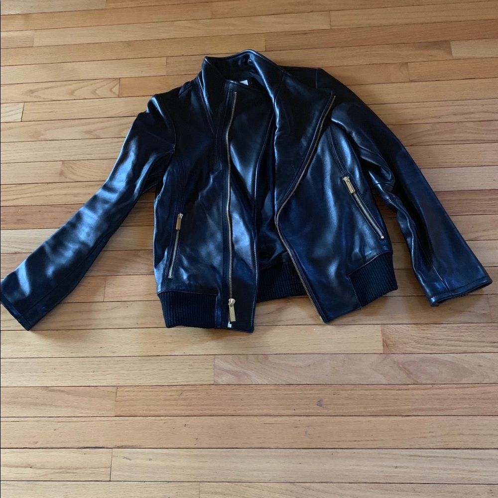 Michael Kors Moto Leather Jacket